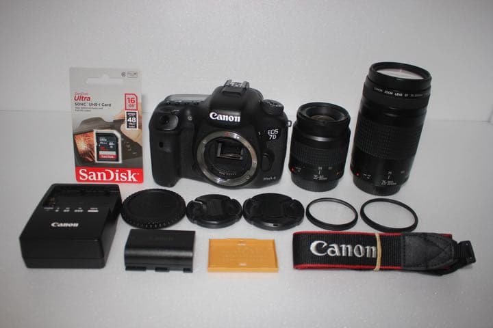 2024 キヤノン Canon EOS 7D MarkⅡ 標準&望遠ダブルレンズセット