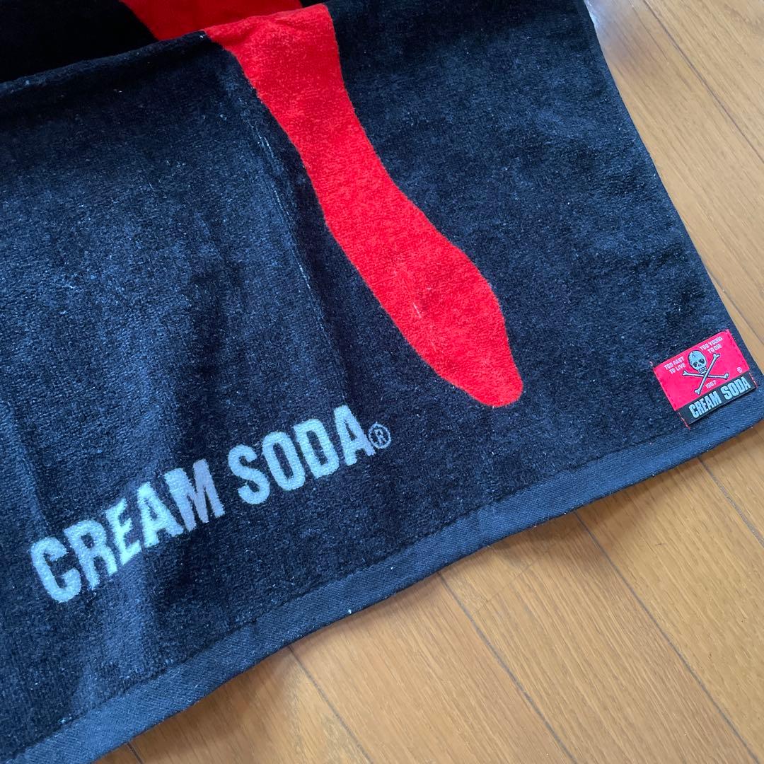 ブラックキャッツ 新品 バスタオル ロカビリー クリームソーダ ピンク