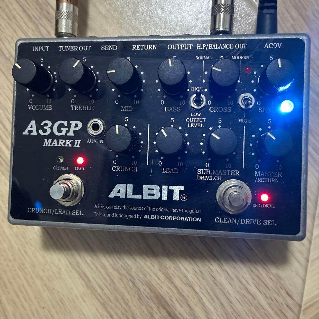 ALBIT A3GP MARKⅡ 真空管プリアンプペダル
