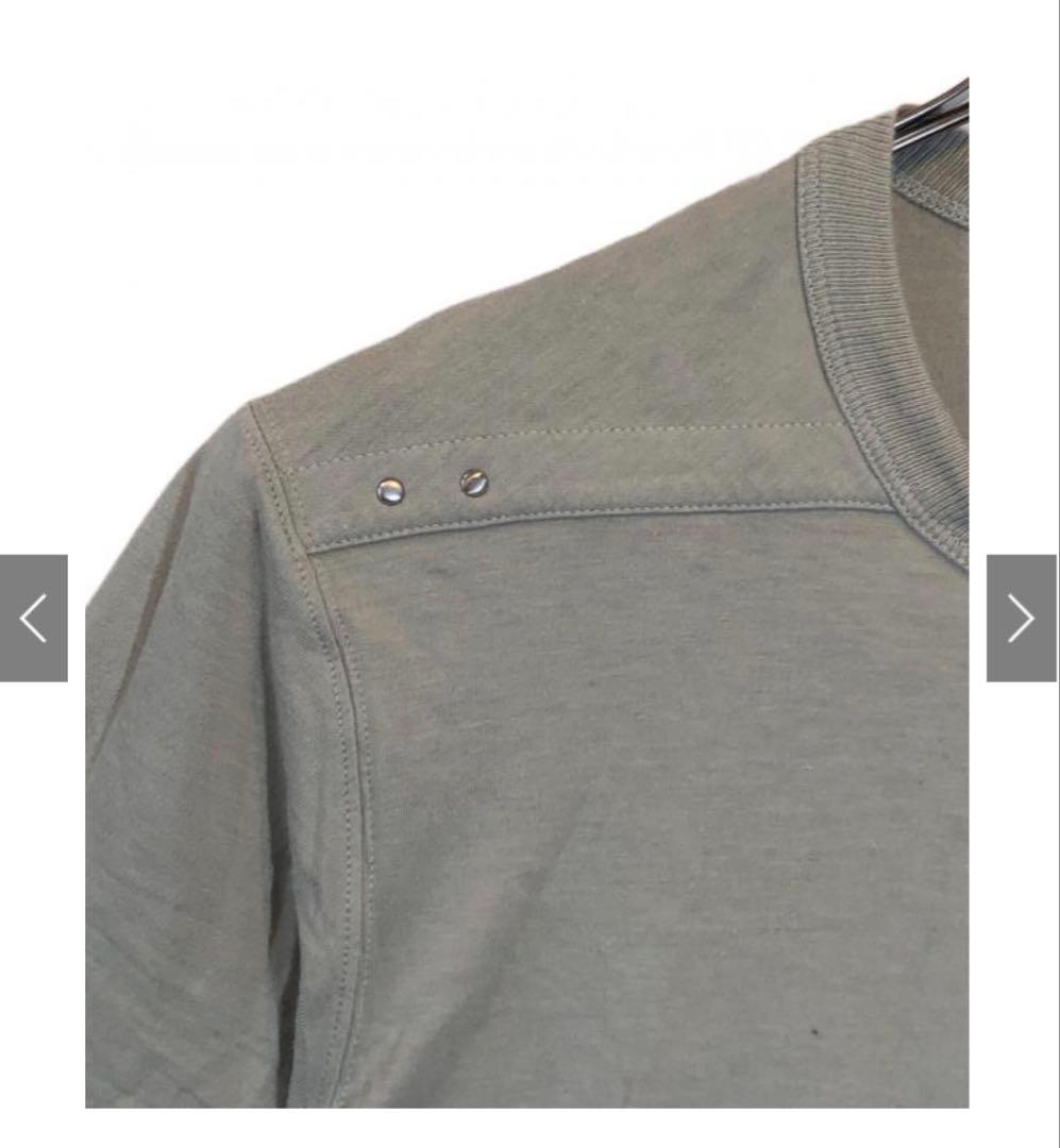 RICK OWENS 19SSショルダーリベット Tシャツ