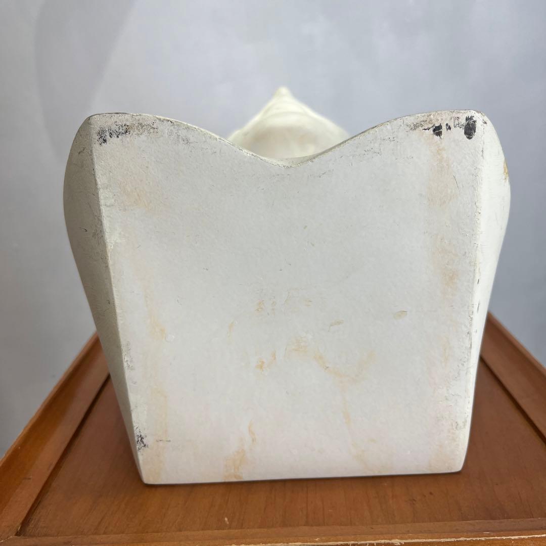 M02755 石膏アート オブジェ 額付き 骨董品 インテリア 置き物