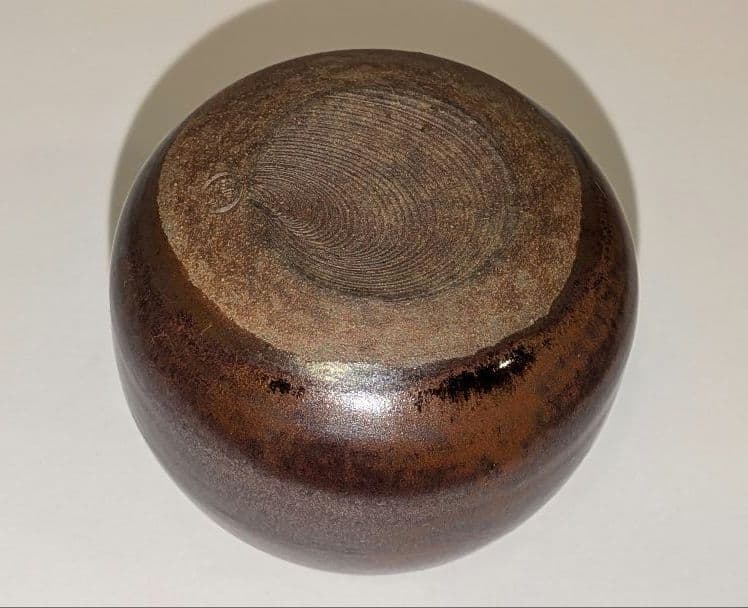 鬼丸碧山』茶入 仕覆 高取 雪山窯 碧山作 茶道具 共箱 西陣織