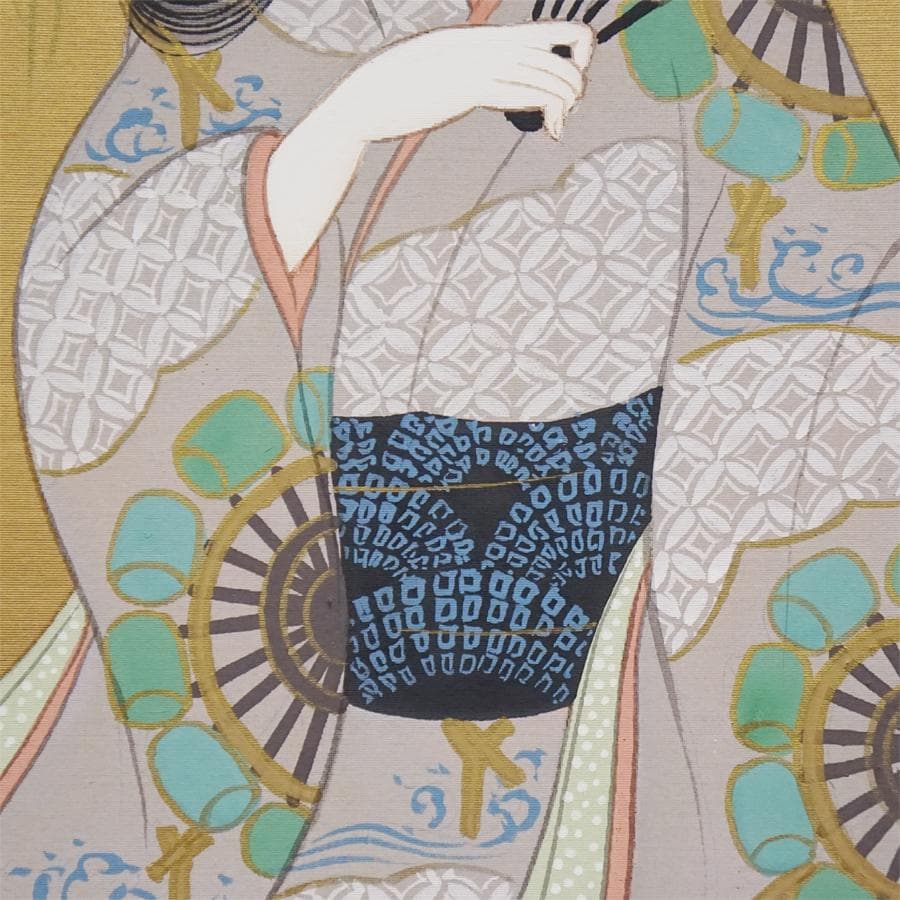 雪峨銘 日本画 美人画 原画 絵画 芸術 美術 額装 人物画 アート 美術品