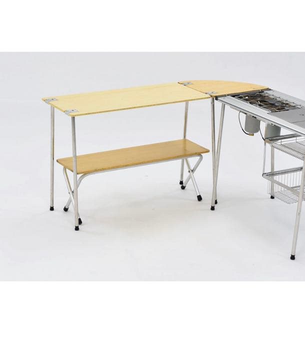 snow 節約 peak(スノーピーク) フォールディングシェルフ ロング竹