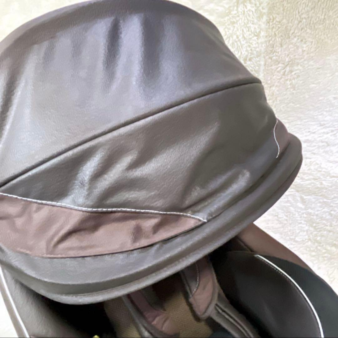 美品 最上位モデル コンビ ネルーム エッグショック ブラウン