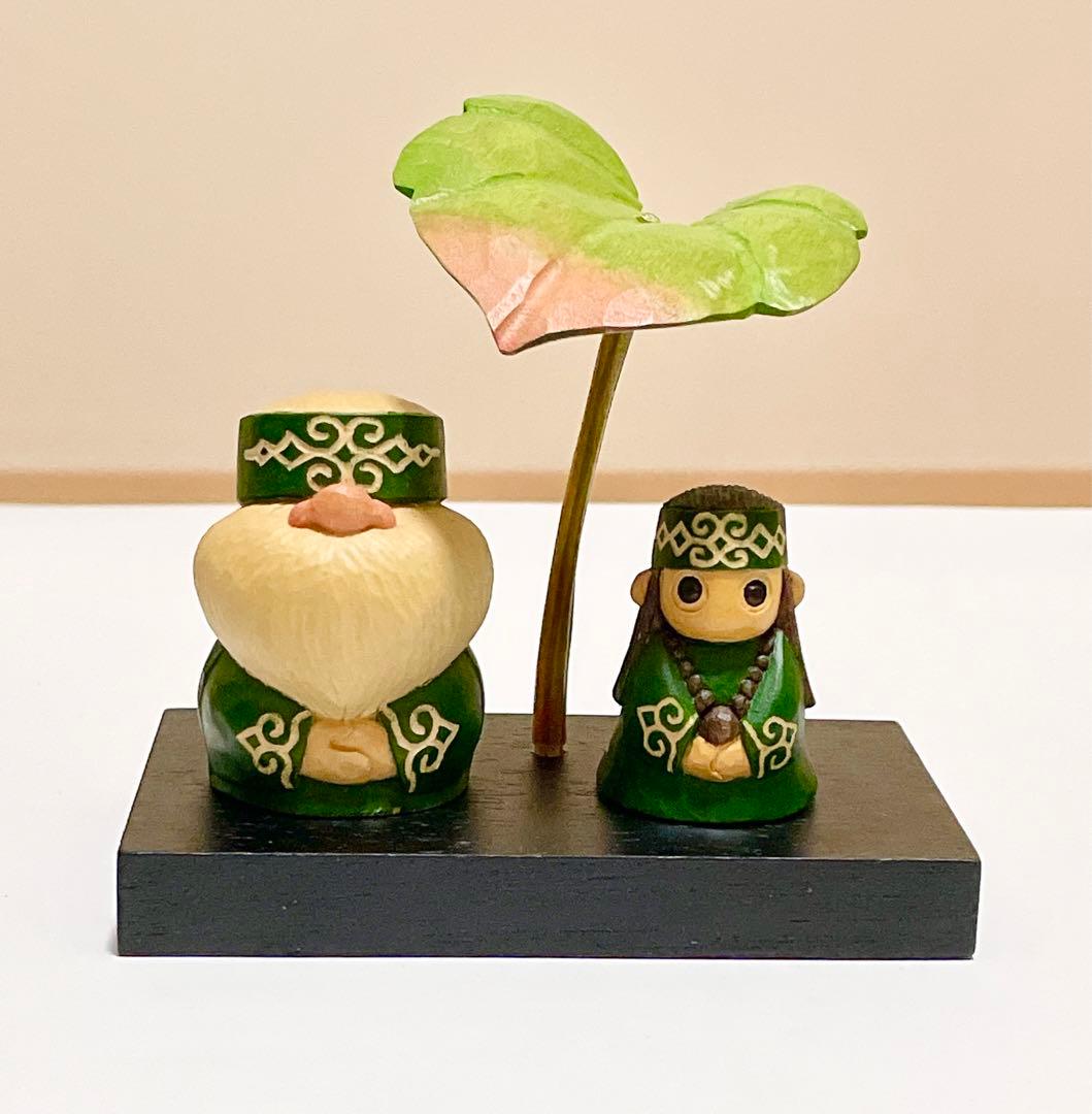 アイヌ民芸品 木彫り 阿寒湖 コロポックル