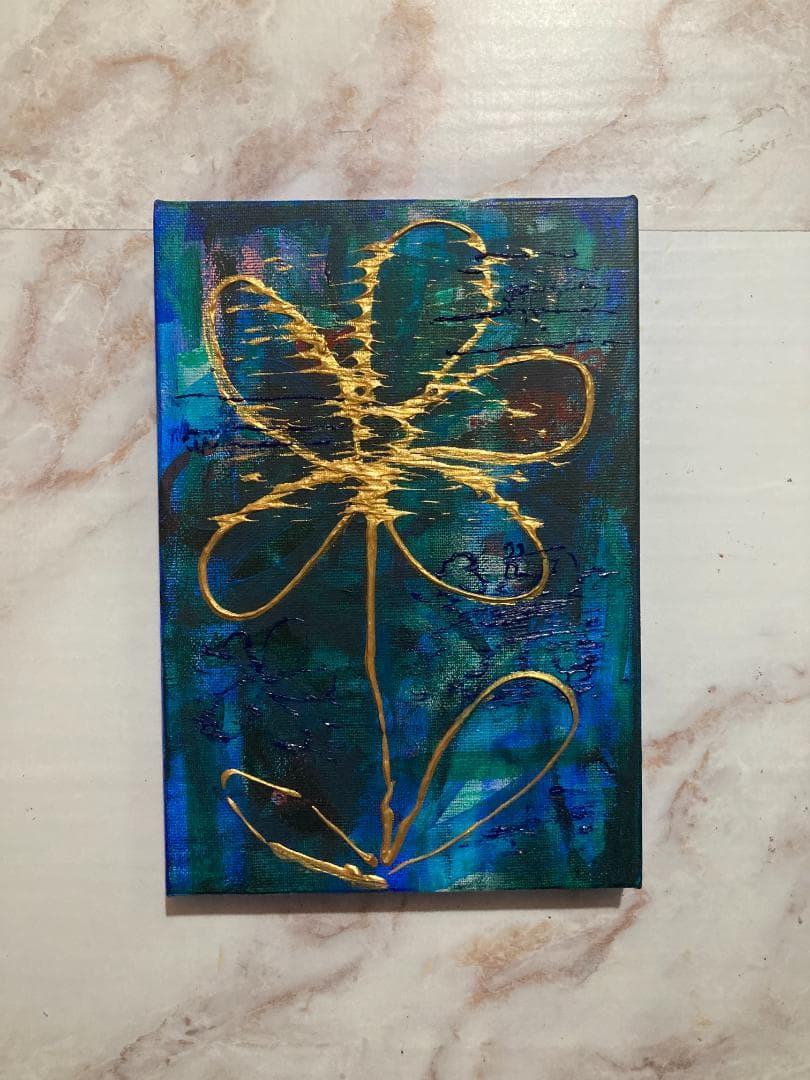 RENA SMサイズ 原画 絵 アート 抽象画 アートボード キャンバス