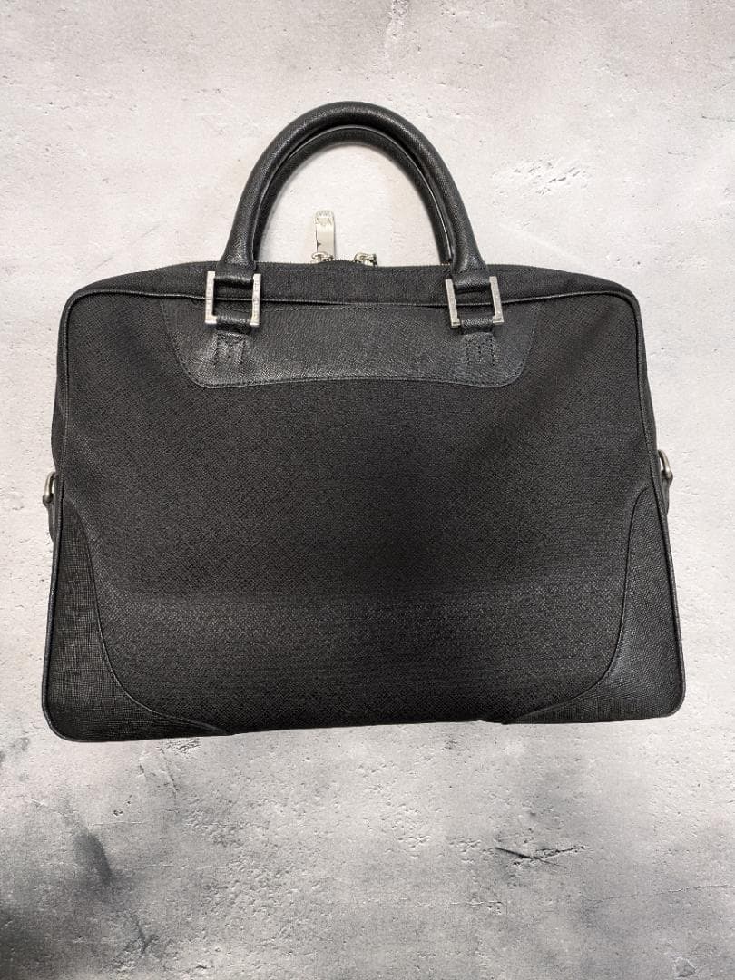 PELLE MORBIDA ブリーフケース Capitano 黒 CA104