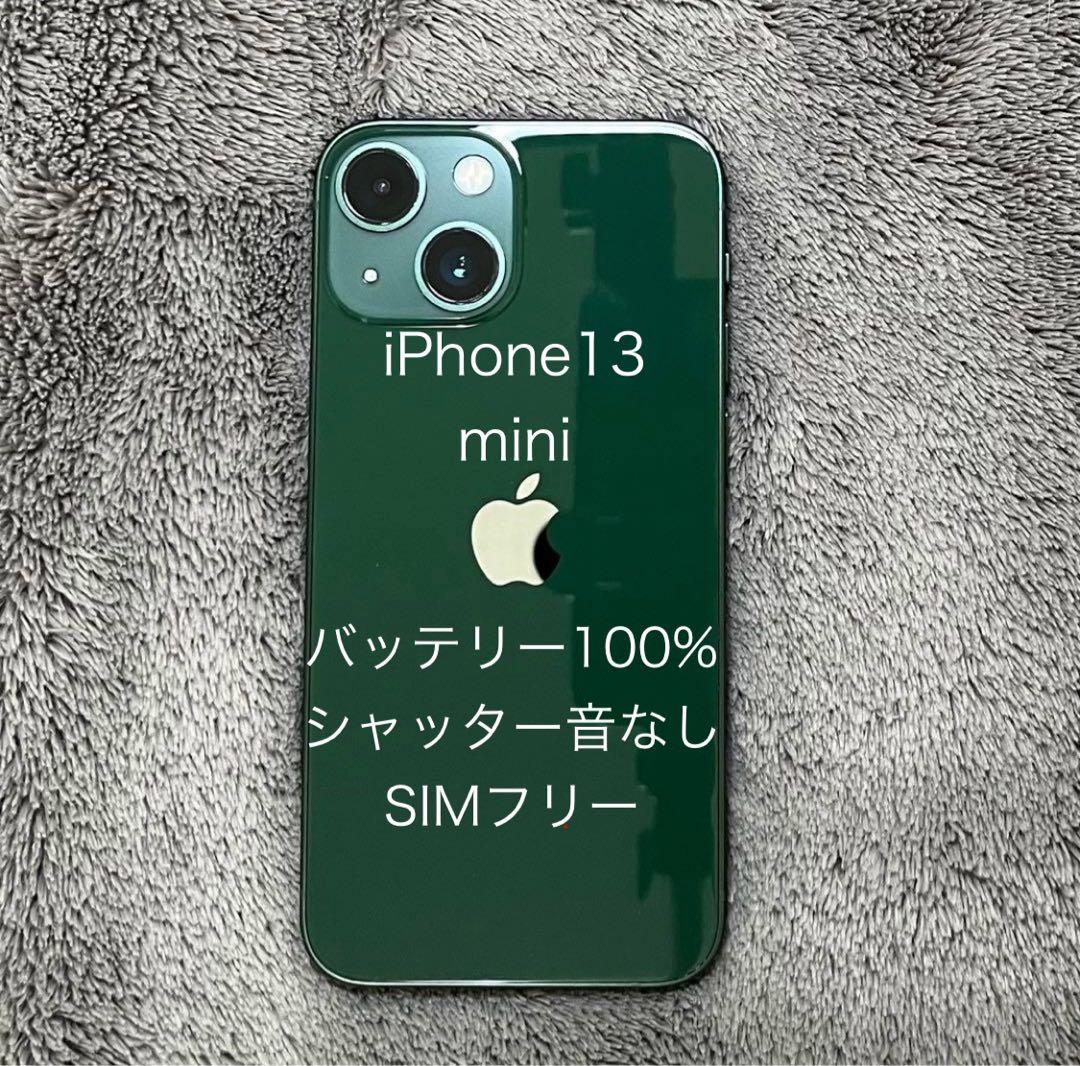 iPhone 13 mini 128GB グリーン 海外版 シャッター音なし アメリカで