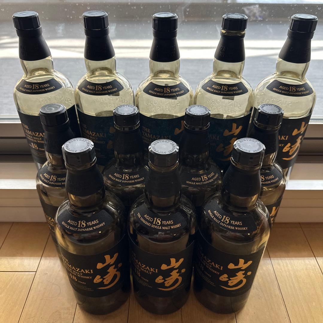 山崎18年 12本 空瓶 - メルカリ