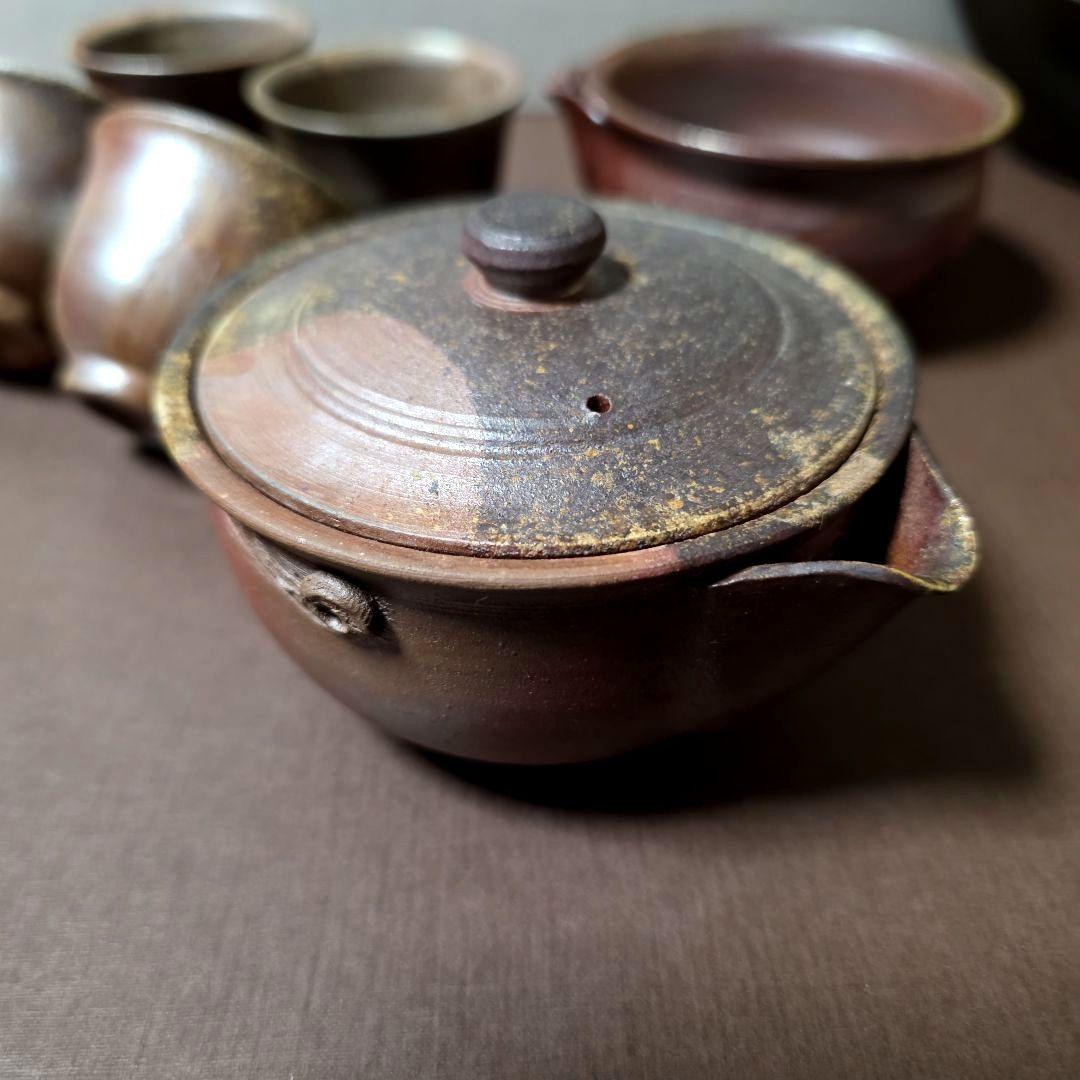 備前焼　煎茶器揃