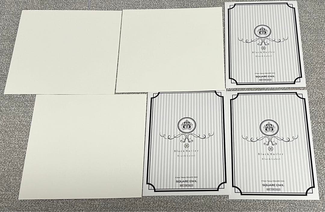最終値下げシエル黒執事 購入特典 イラストカード 枢やな Black Label