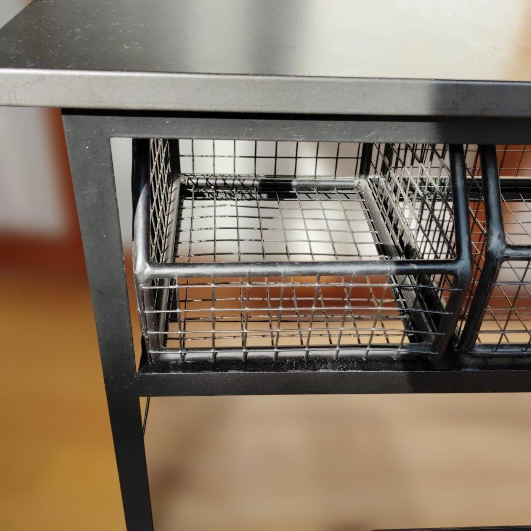 ☆パイン古材×アイアンの重厚感☆ アイアンラック カフェ風 棚