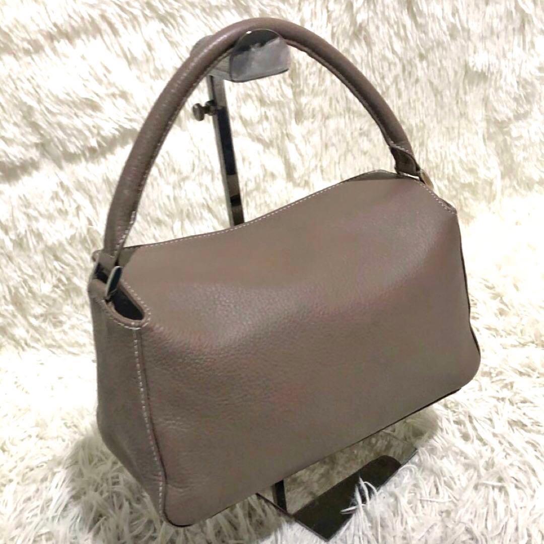 現行·未使用✨キタムラ　 レザー ハンドバッグ