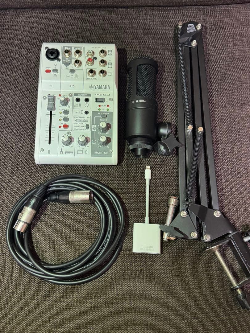 YAMAHA AG03 オーディオインターフェイス＋マイクAT2020セット DTM