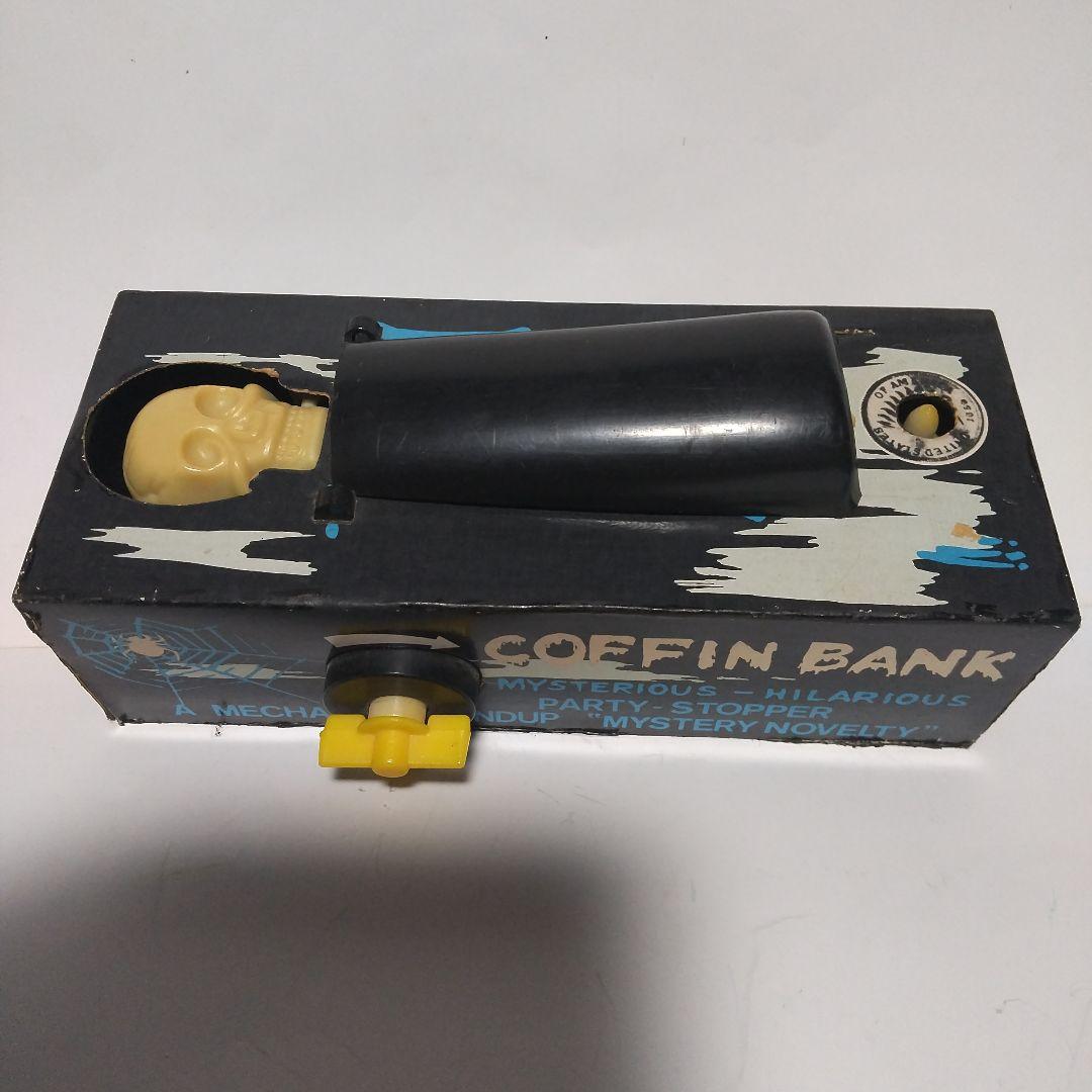 COFFIN BANK ゼンマイ 骸骨の貯金箱 - メルカリ