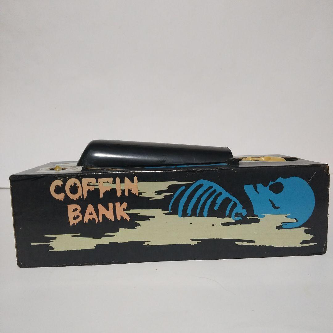 COFFIN BANK ゼンマイ 骸骨の貯金箱 - メルカリ