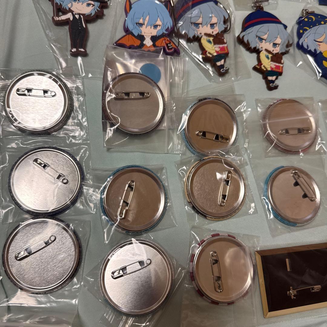 明治東亰恋伽 めいこい 岩崎 桃介 缶バッジ アクリルキーホルダー