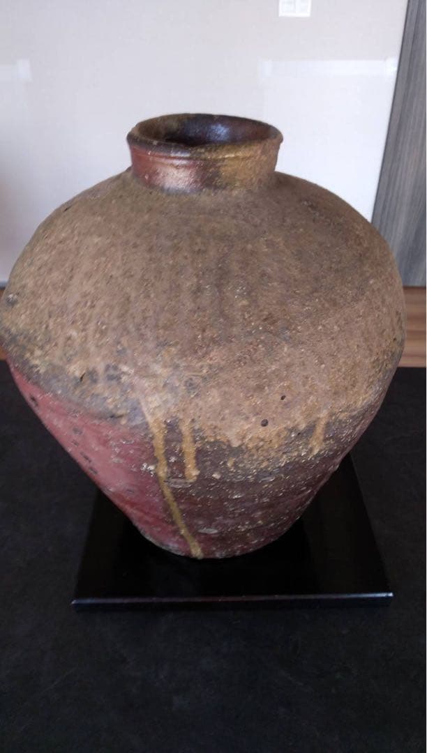 丹波焼　アンティーク　古丹波壺　古道具　六古窯　古美術　花器