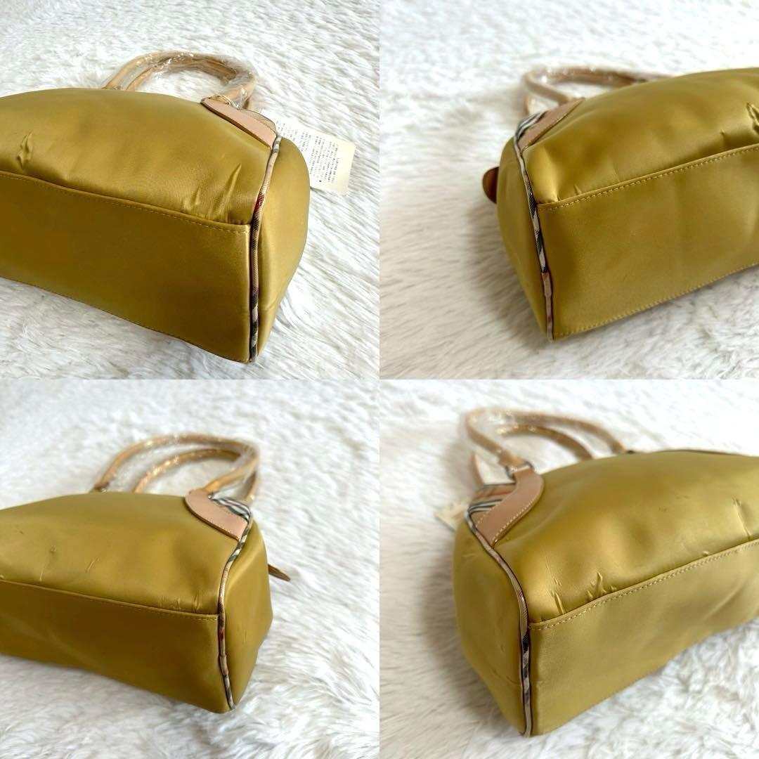 訳あり新品✨バーバリーズ ショルダーバッグ イエロー ノバチェック タグ付き