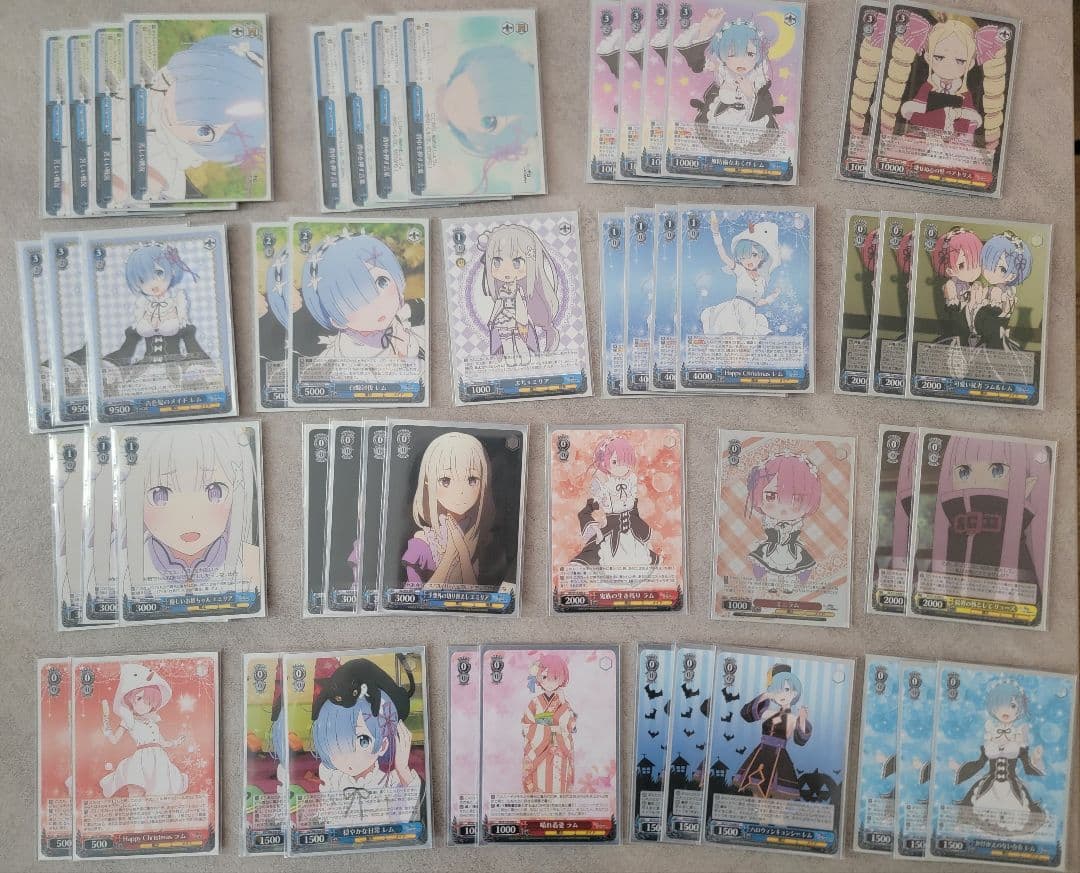 WS(ヴァイスシュヴァルツ) デッキ リゼロ レム 8門 パーツ付き ヴァイスシュヴァルツ Re:ゼロから始める異世界生活 8門デッキ