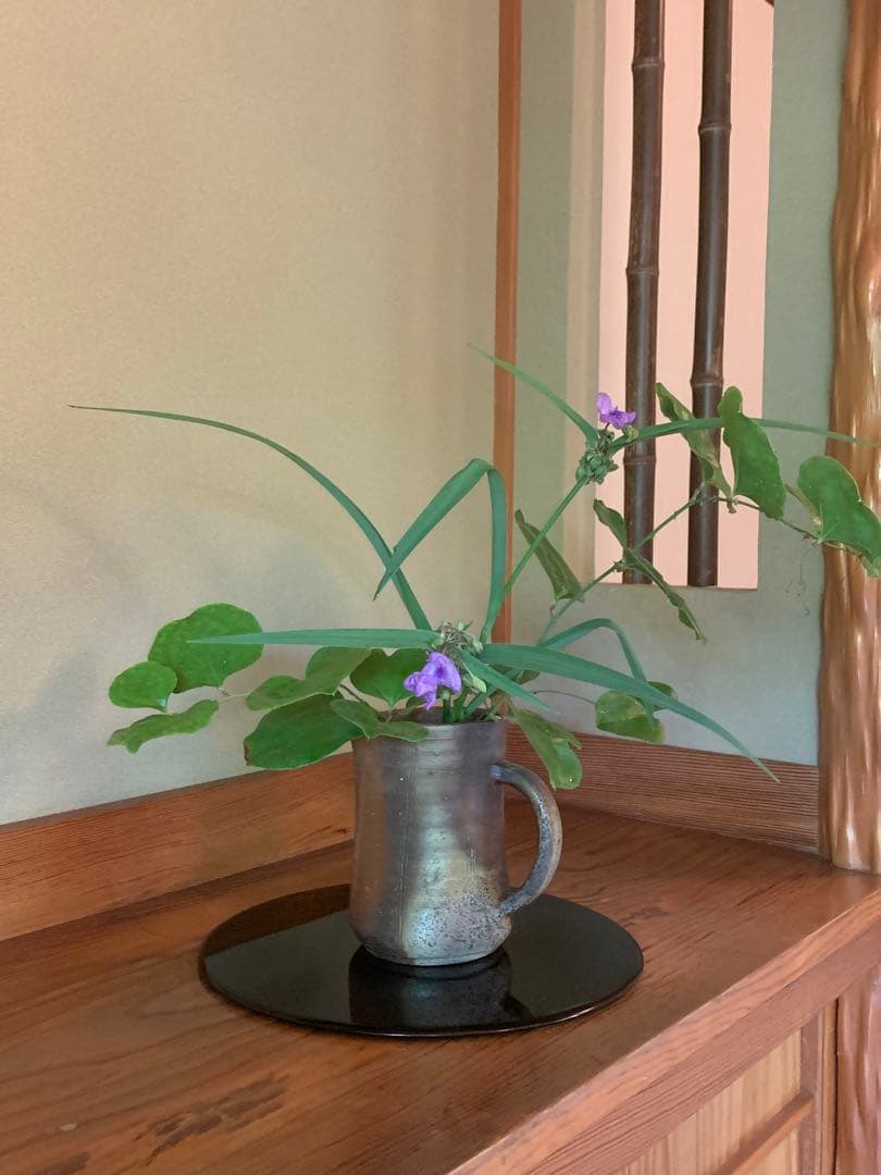 和仁栄幸 備前焼 花入 焼き締め 金重陶陽 最後のお弟子さん ほぼ