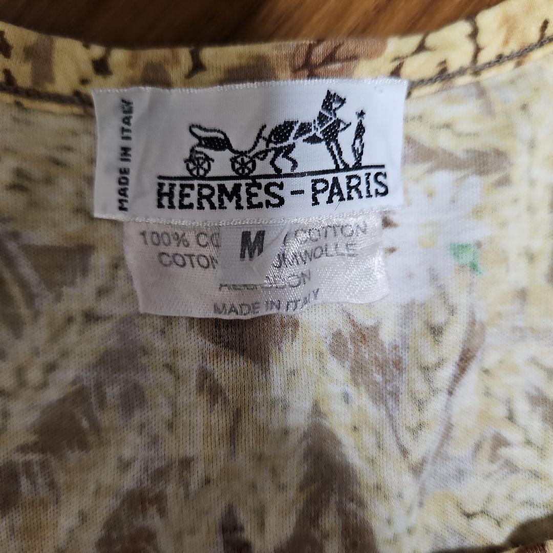 エルメス タンクトップ M 麦柄 花柄