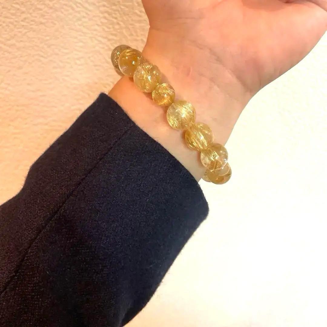 n*い様 【21万➡︎9万8千円】ゴールデンタイチンルチルクォーツ ブレスレット
