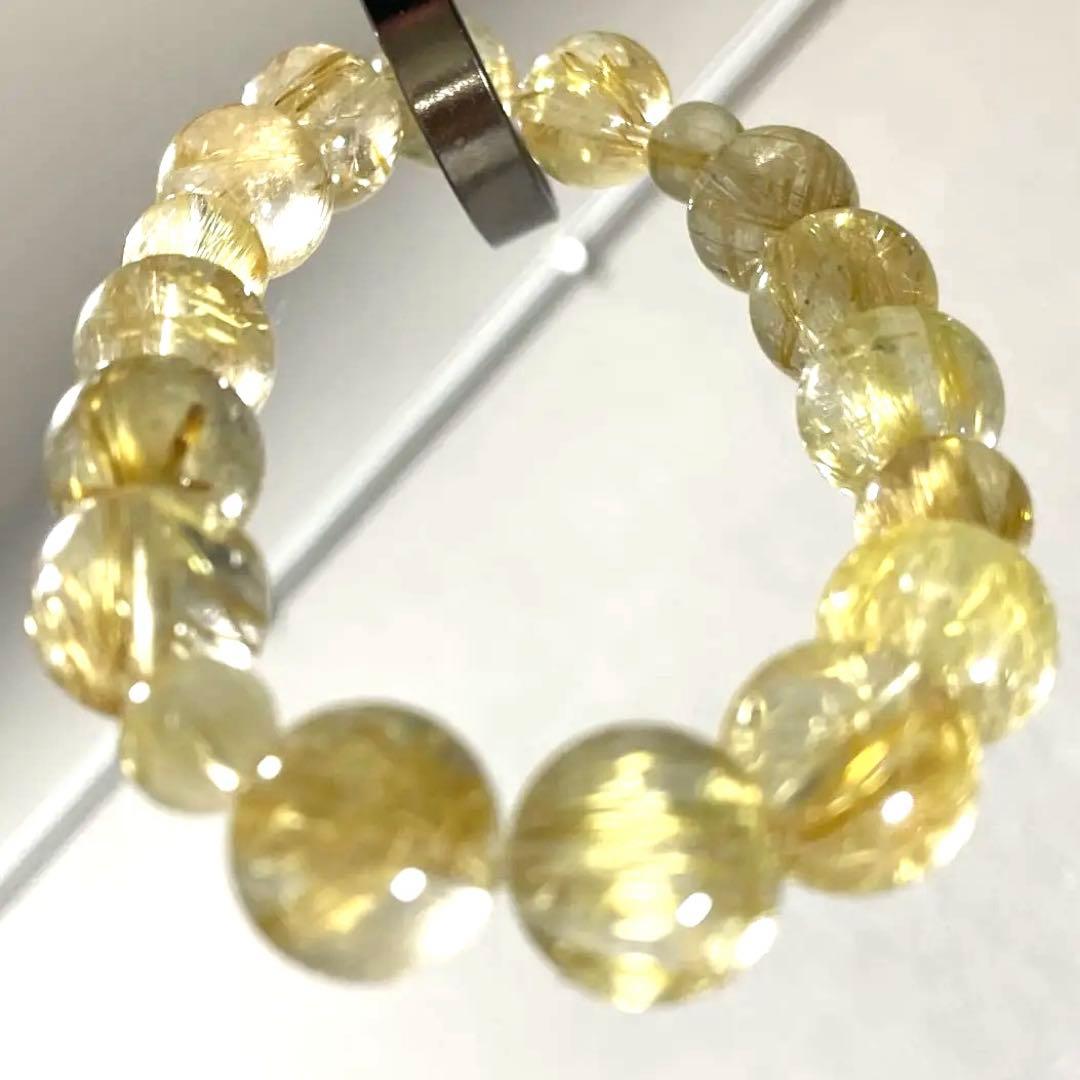 n*い様 【21万➡︎9万8千円】ゴールデンタイチンルチルクォーツ ブレスレット