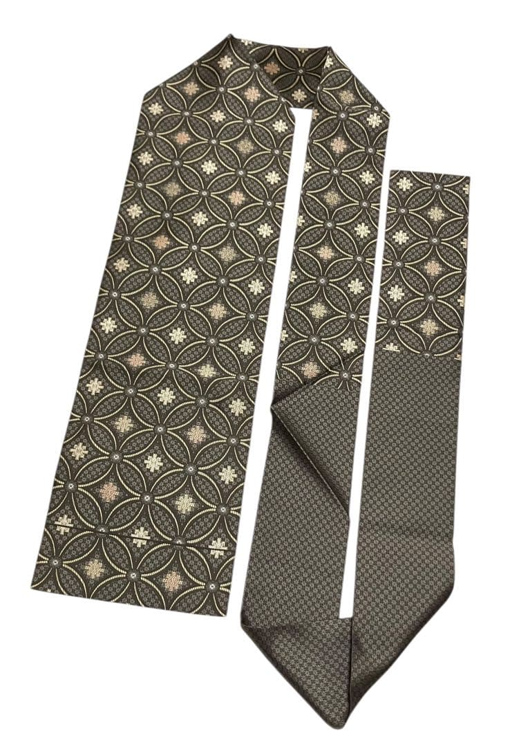 H*N様 雀 スズメ アンティーク 名古屋帯 刺繍帯 紫 パープル 梅 牡丹