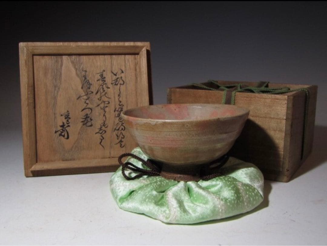 古萩 茶碗
