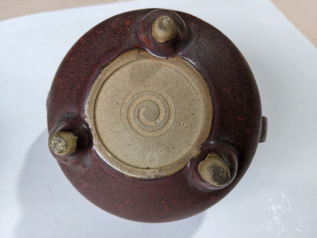 ♢袴形飾り 透し彫り 三足 香炉 古玩 古美術品 工芸品