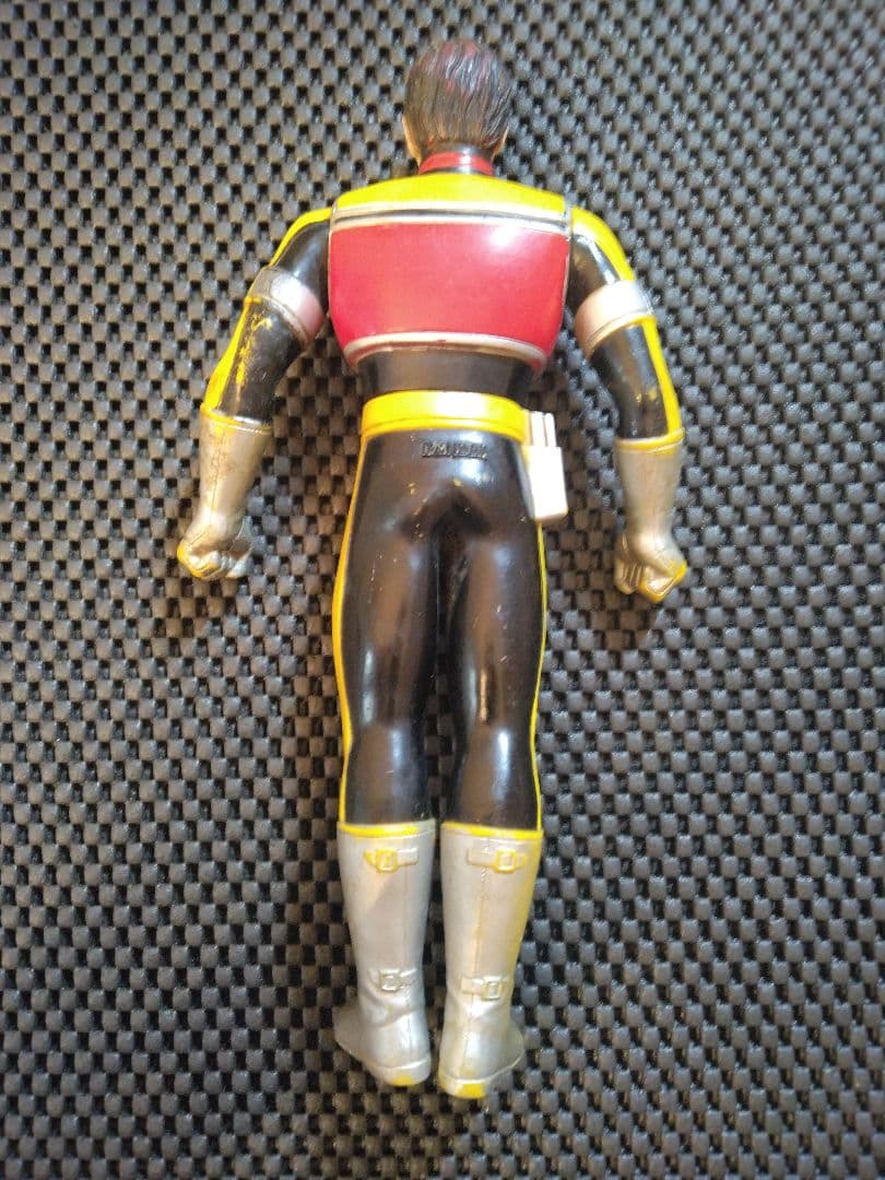 【当時モノ】星雲仮面 マシンマン バンダイ ソフビ 面取れ 210mm