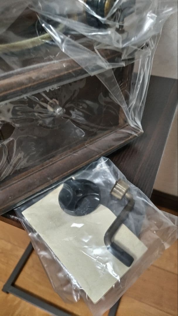 レトロ蓄音機 ナガオカ·フォノグラフ 未使用品 昭和40年代