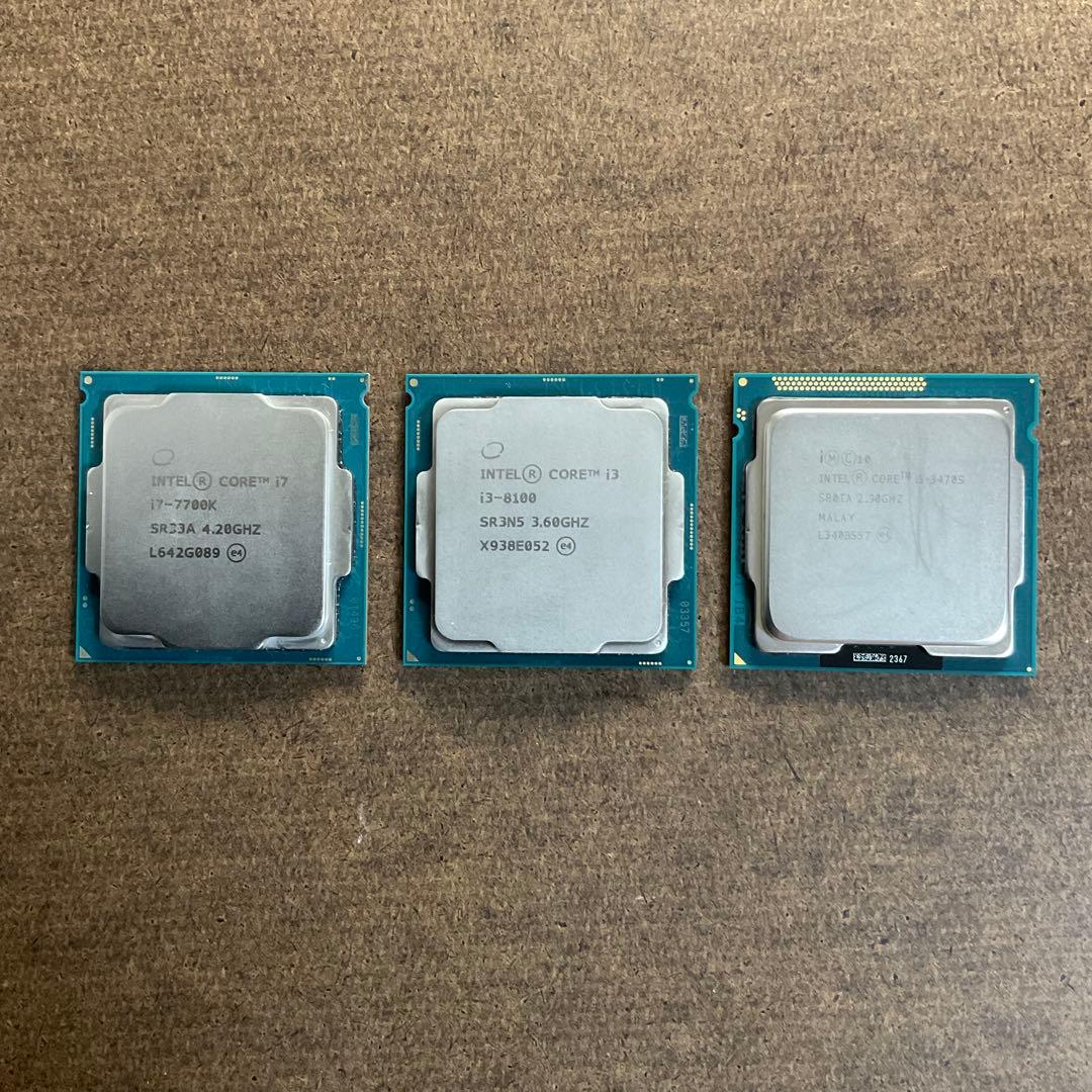 ジャンクCPU 3個セット