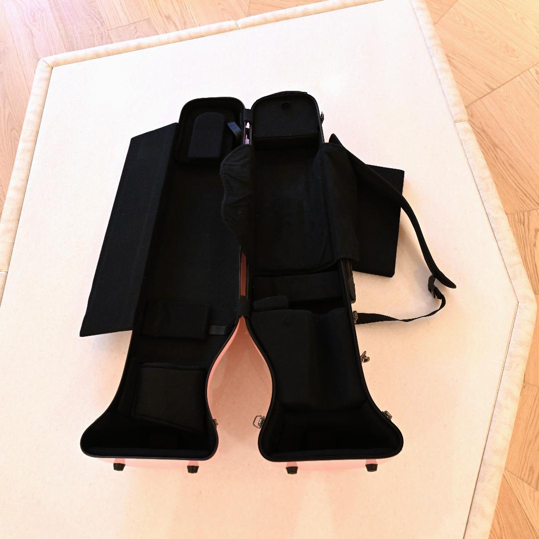 【中古美品】C.C.シャイニーケースII トロンボーン用 パステルピンク