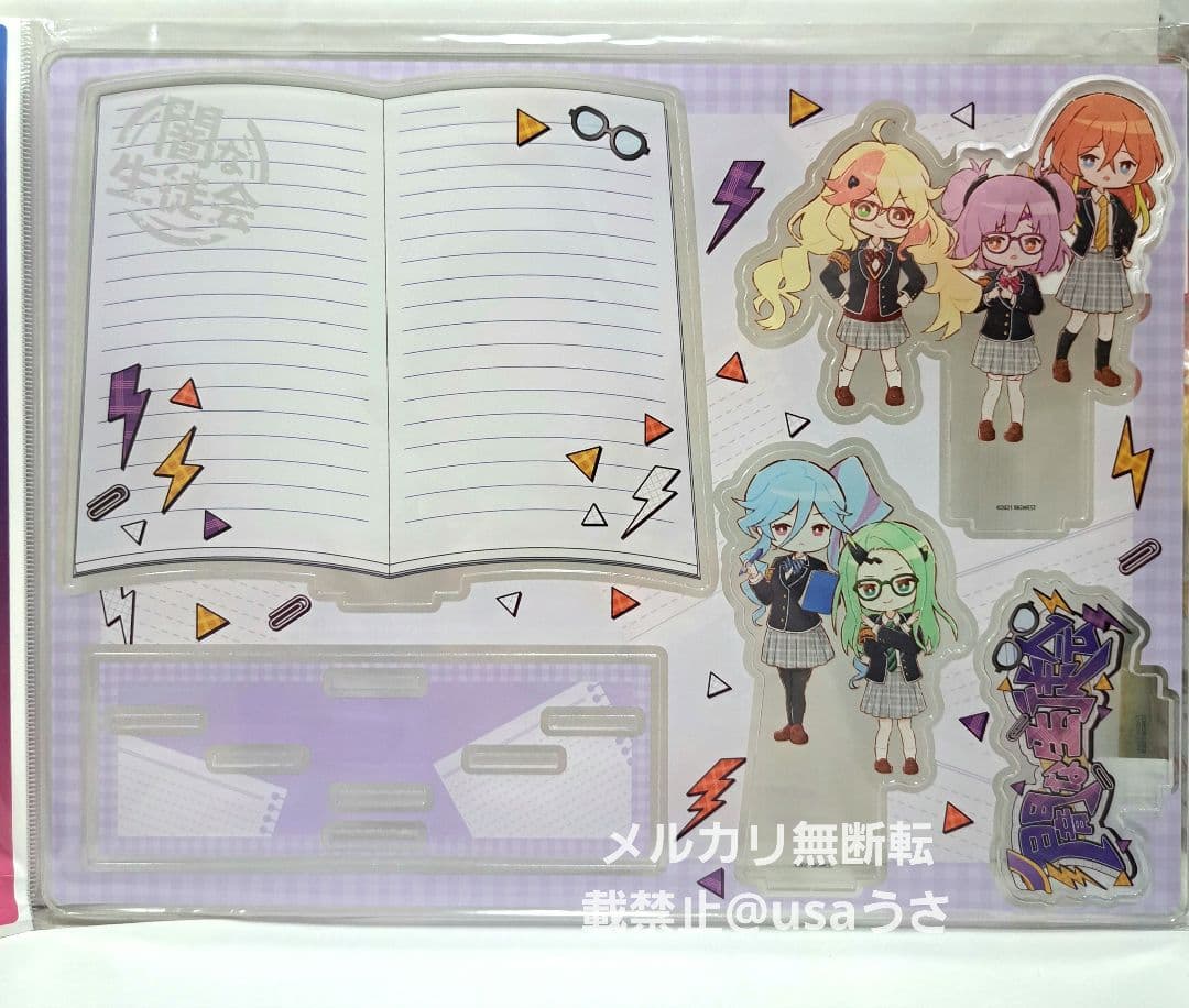 マクロスΔ 池袋デルタ学園 アクリルジオラマ全2種セット ワルキューレ