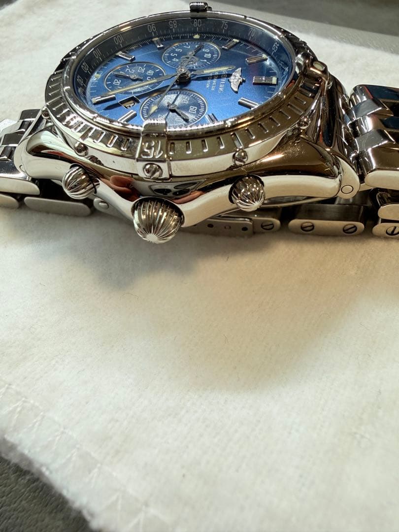 オーバーホール済 ブライトリング A35312 シャドウフライバッククロノグラフ