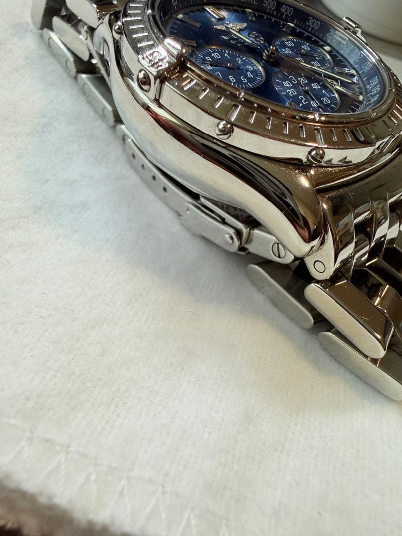 オーバーホール済 ブライトリング A35312 シャドウフライバッククロノグラフ