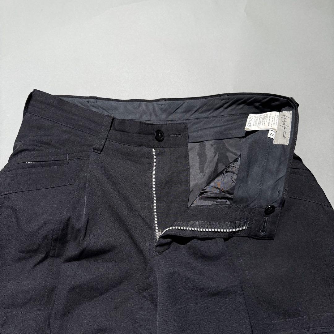 ヨウジヤマモトプールオム ウールギャバレースアップジョッパーズカーゴ 2