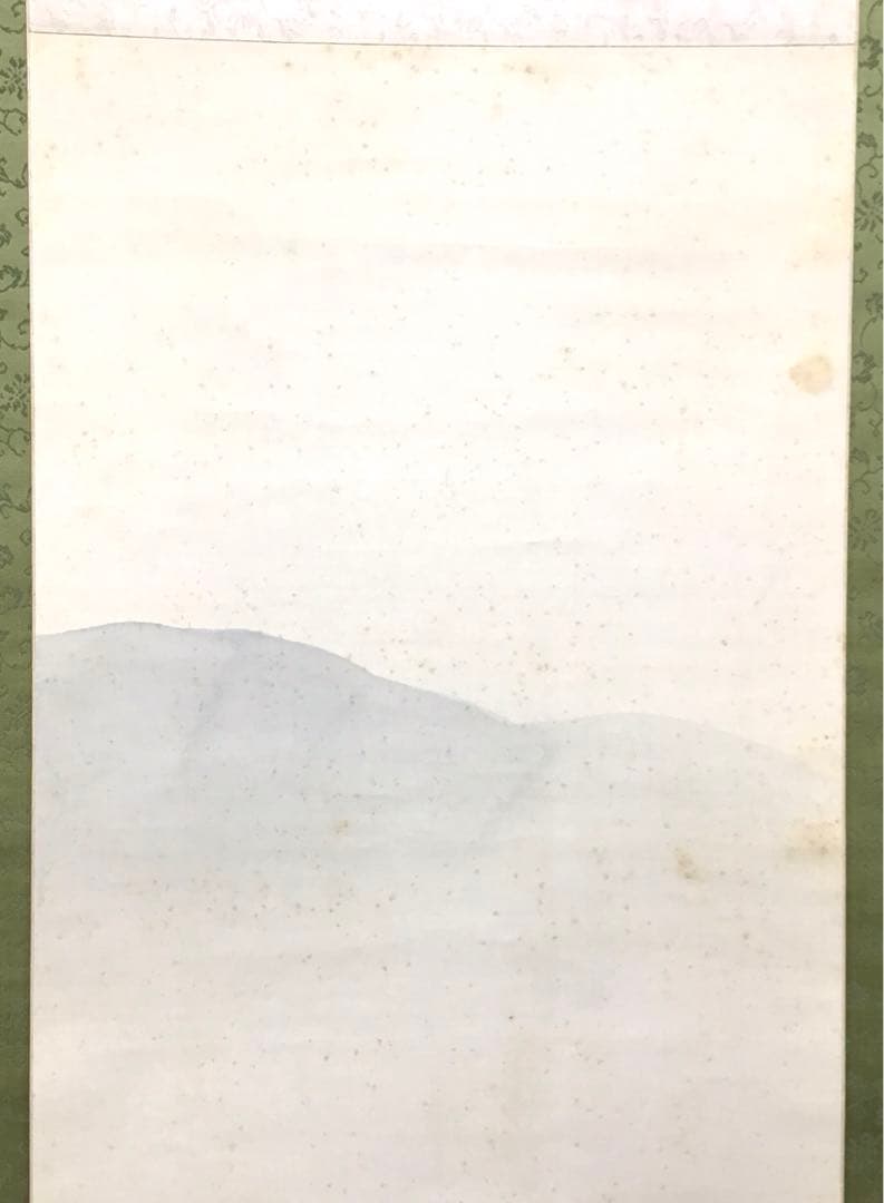 K掛軸 「秋野」木島櫻谷 作•書付 大正から昭和初期 共箱 木箱