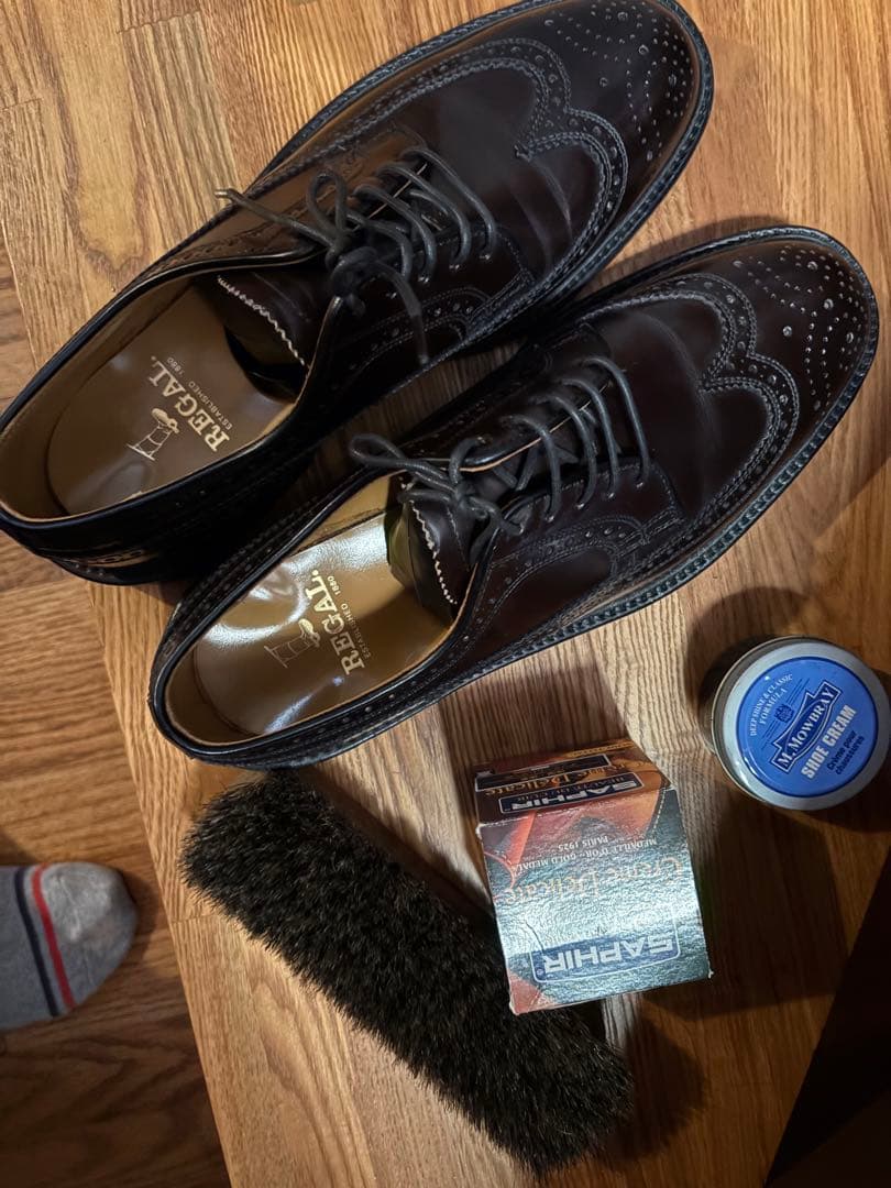 ★★ REGAL ダークブラウン　ウィングチップ ビジネス　超美品　★★