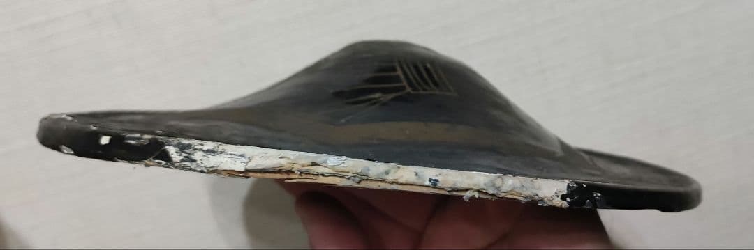 貴重　江戸時代　被り物　御靈　将軍　弓道　流鏑馬　武士　三宝　亀　骨董