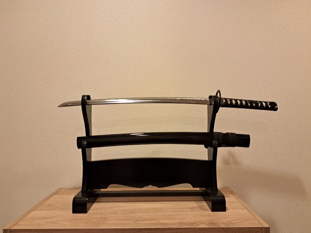 宮本武蔵 模造刀 大•小セット( 刀掛付き)