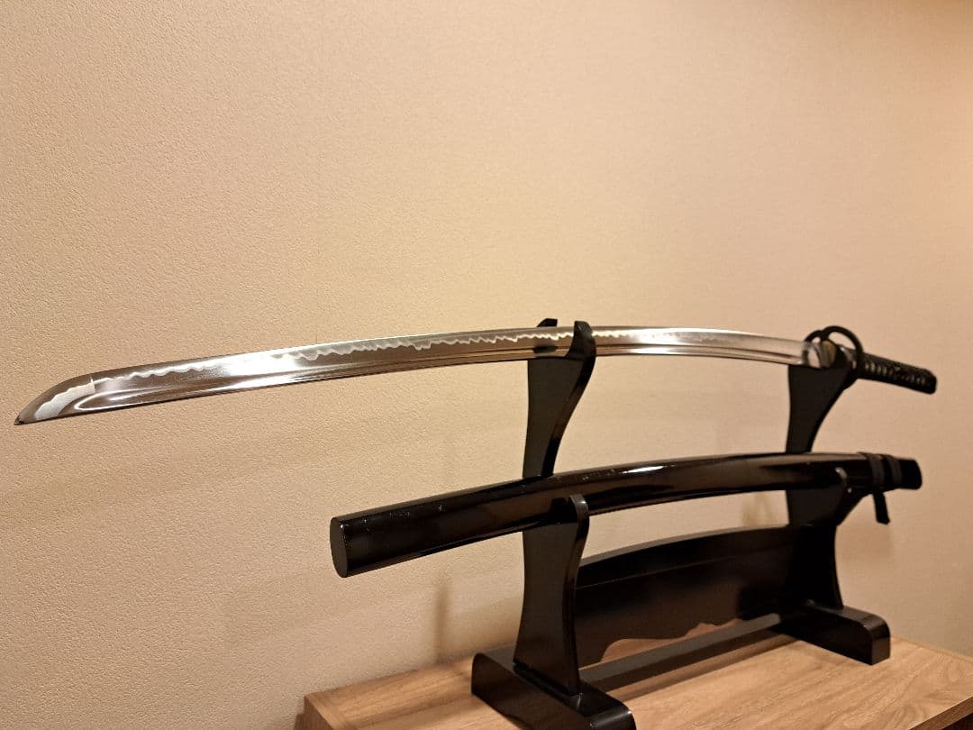 宮本武蔵 模造刀 大•小セット( 刀掛付き)