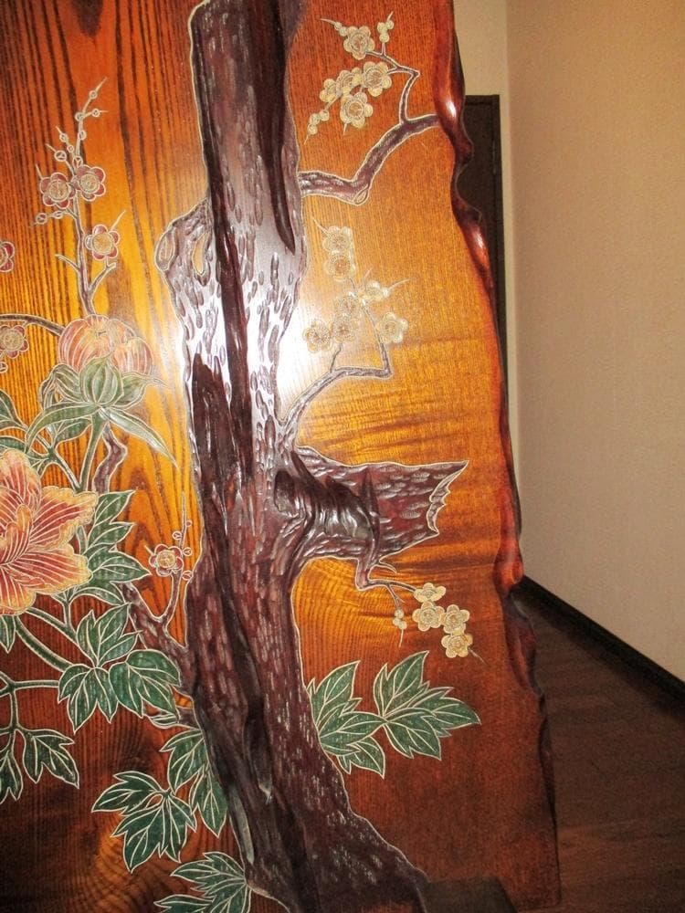 一枚木自然の衝立