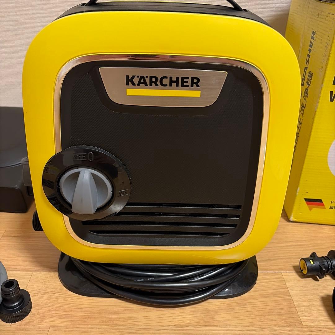 KARCHER K mini本体＋延長ホース+ 洗濯機用蛇口 スターターセット 生活家電