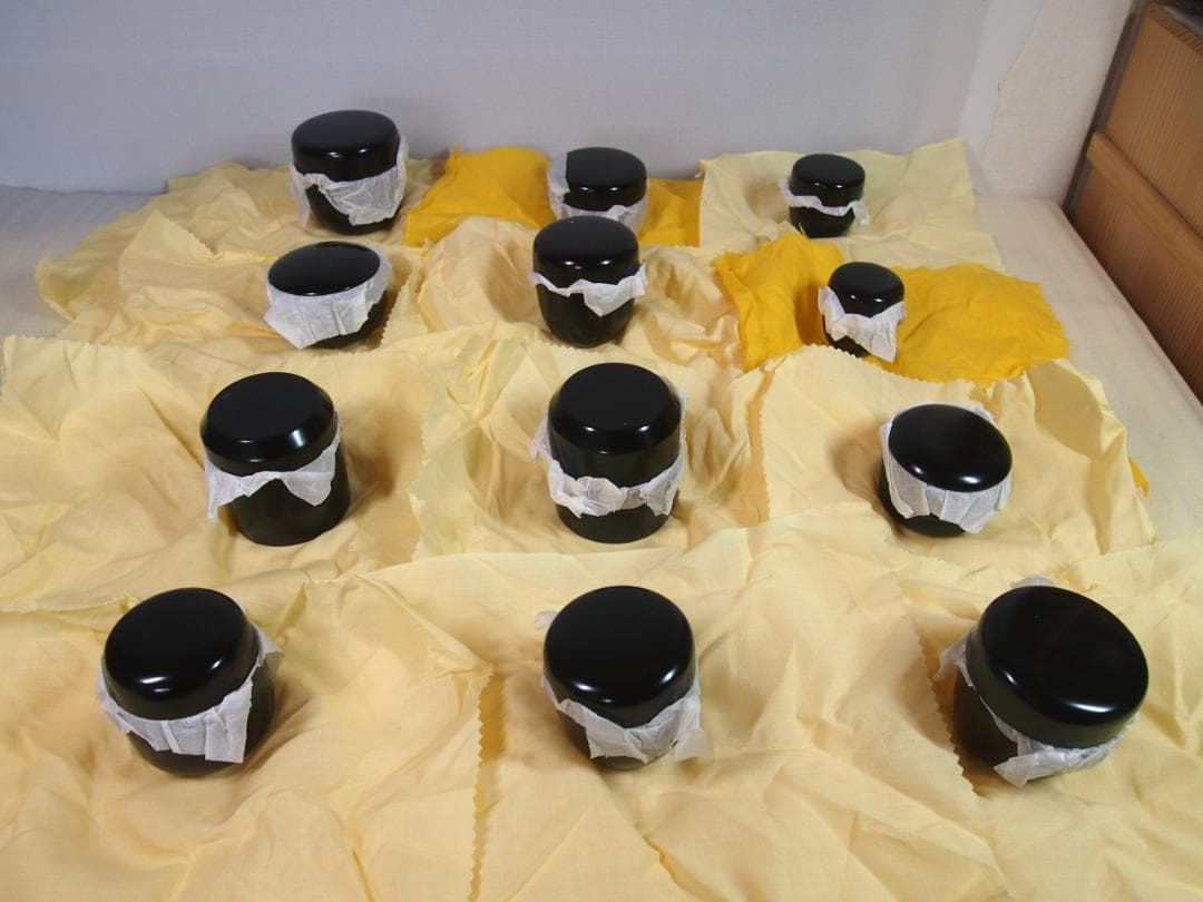 茶道具 加賀蒔絵師 岩倉利慶作 即中斎好写 誰袖蒔絵 平棗 共箱 V 9681