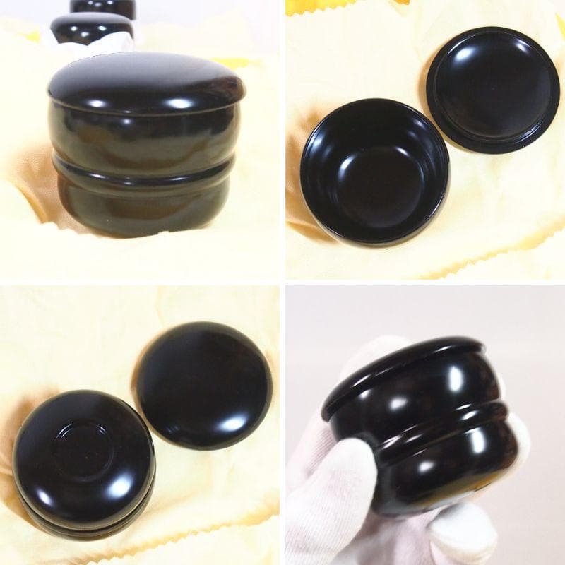 美品】仙叟好 十二茶器 塗師:坂田峰俊 真塗 棗/薄茶器/茶入 裏千家