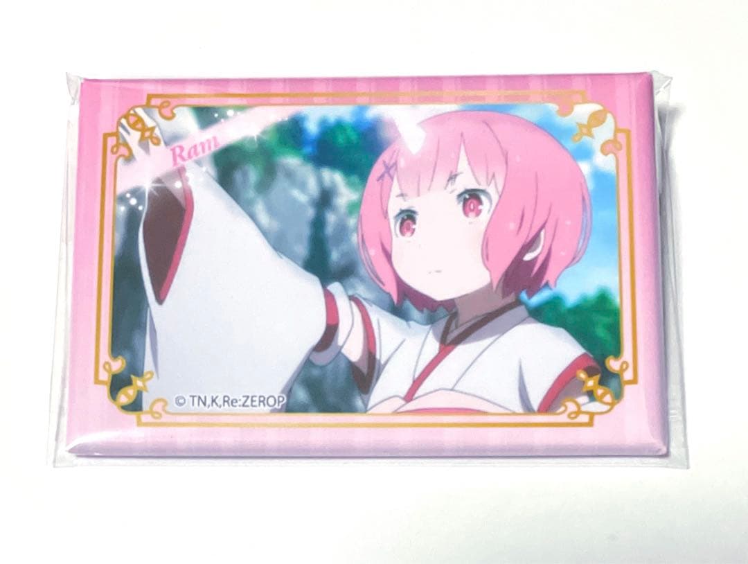 ラム BIG スクエア 缶バッチ Re：ゼロから始める異世界生活 リゼロ 激レア ラム BIG スクエア 缶バッチ Re：ゼロから始める異世界生活 リゼロ 激
